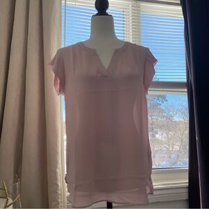 Reitmans pink blouse